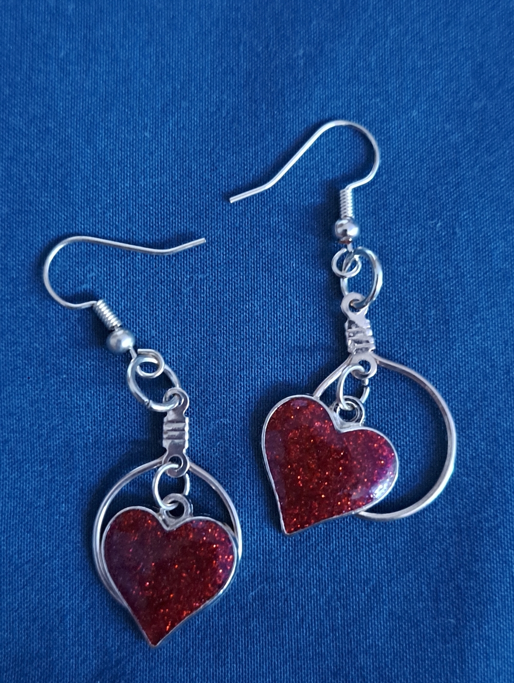 Red Heart Earrings